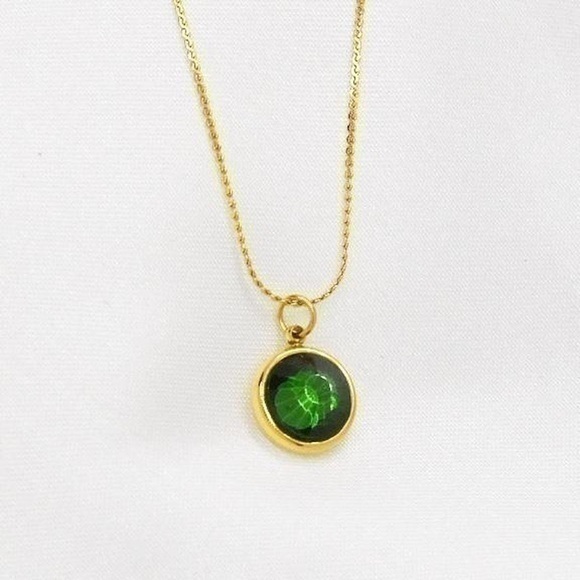 Emerald Gem Necklace - Picture 1 of 5